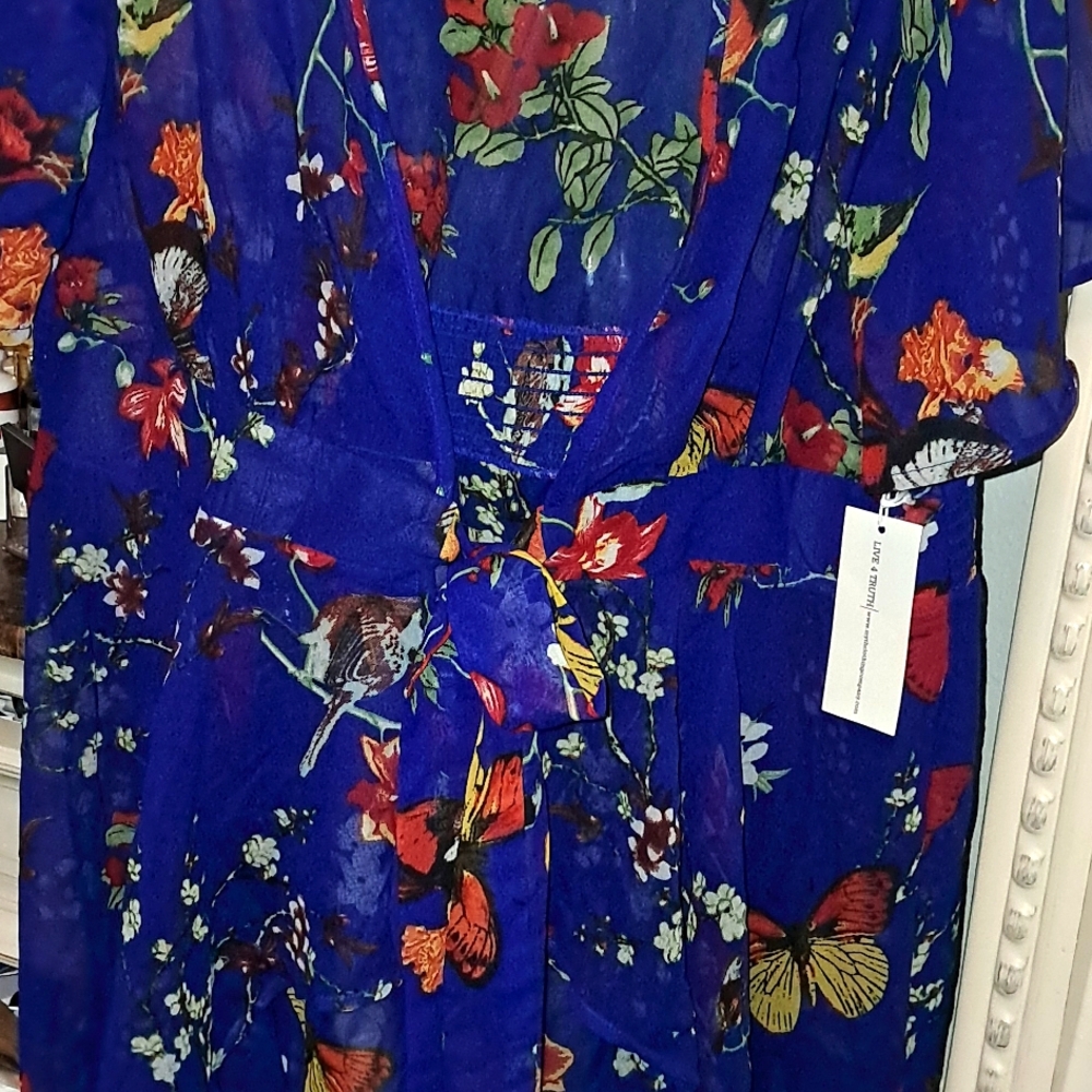 Floral Sheer Kimono - Picture 3 of 3